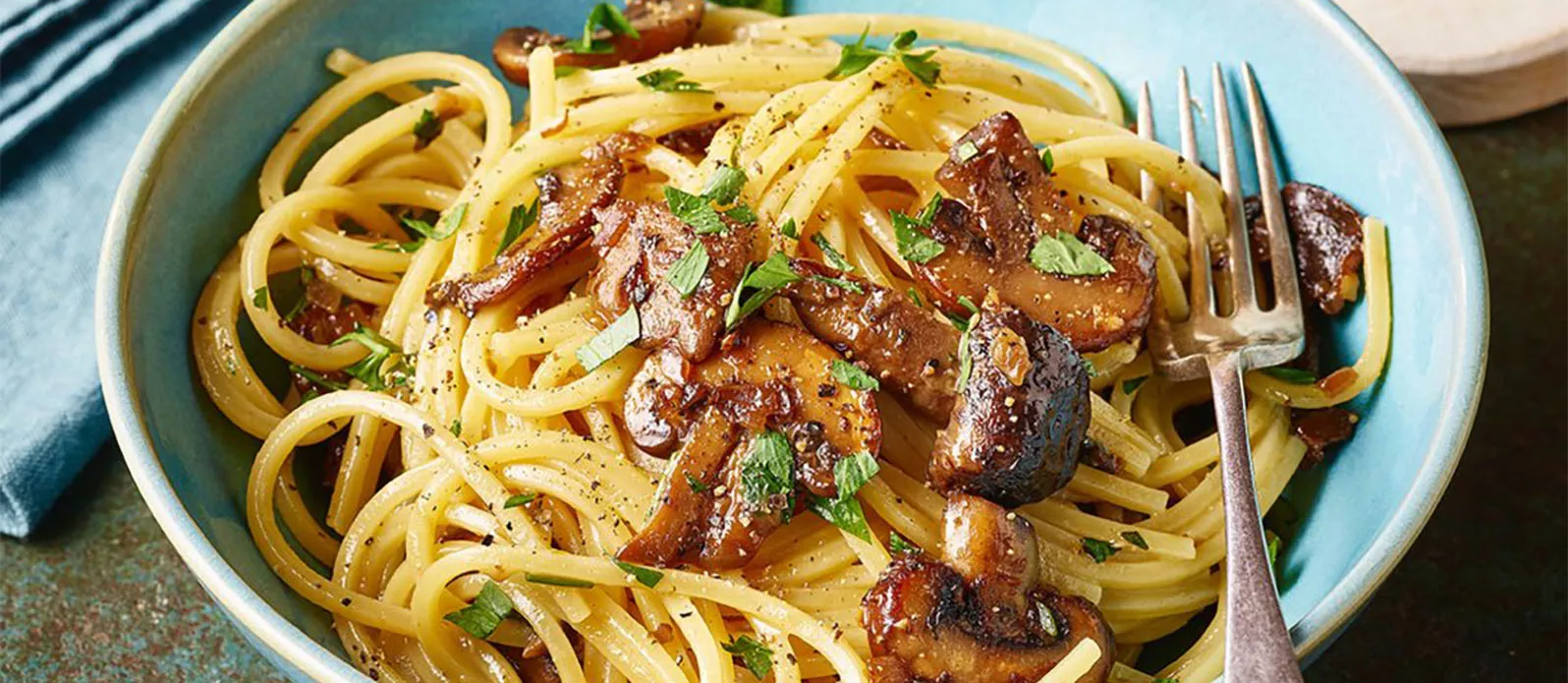 Paddenstoel-Carbonara