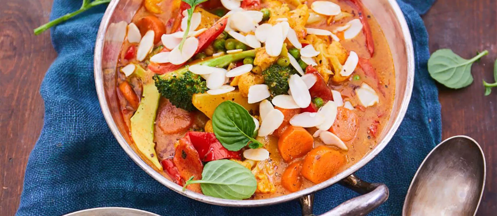 Snelle vegetarische curry
