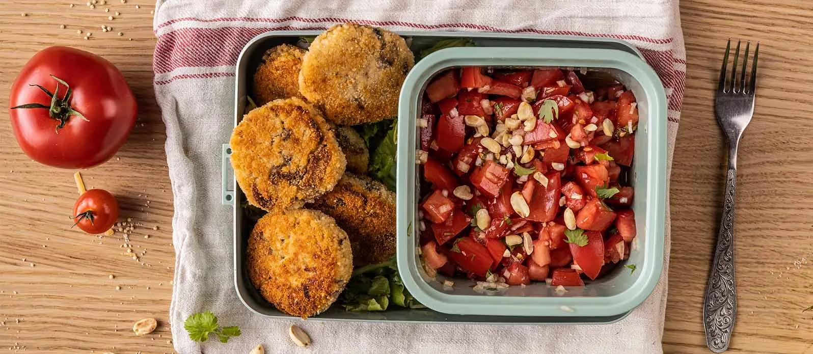 Gierstburgers met champignons en kaas