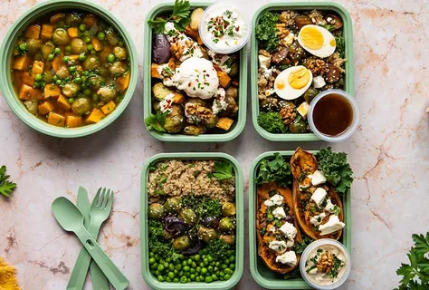 Quinoa‑ en groentelunches