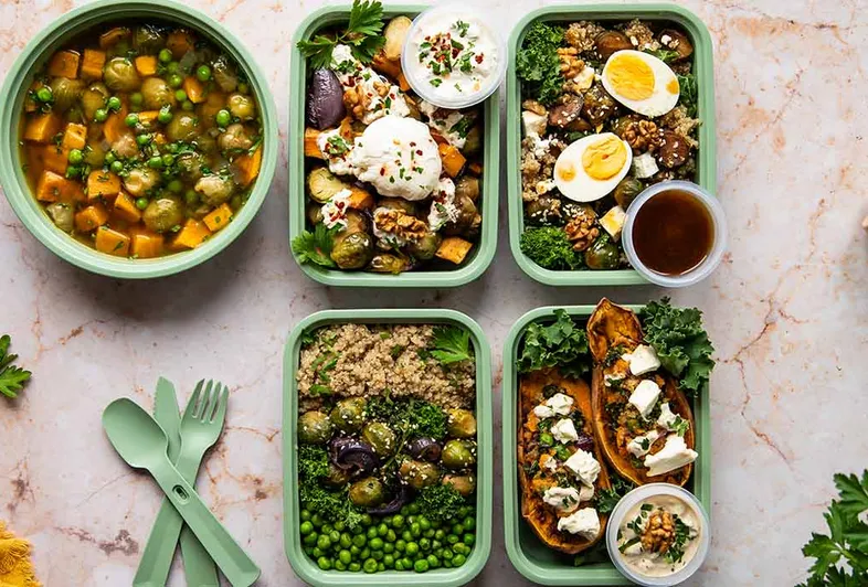 Quinoa‑ en groentelunches