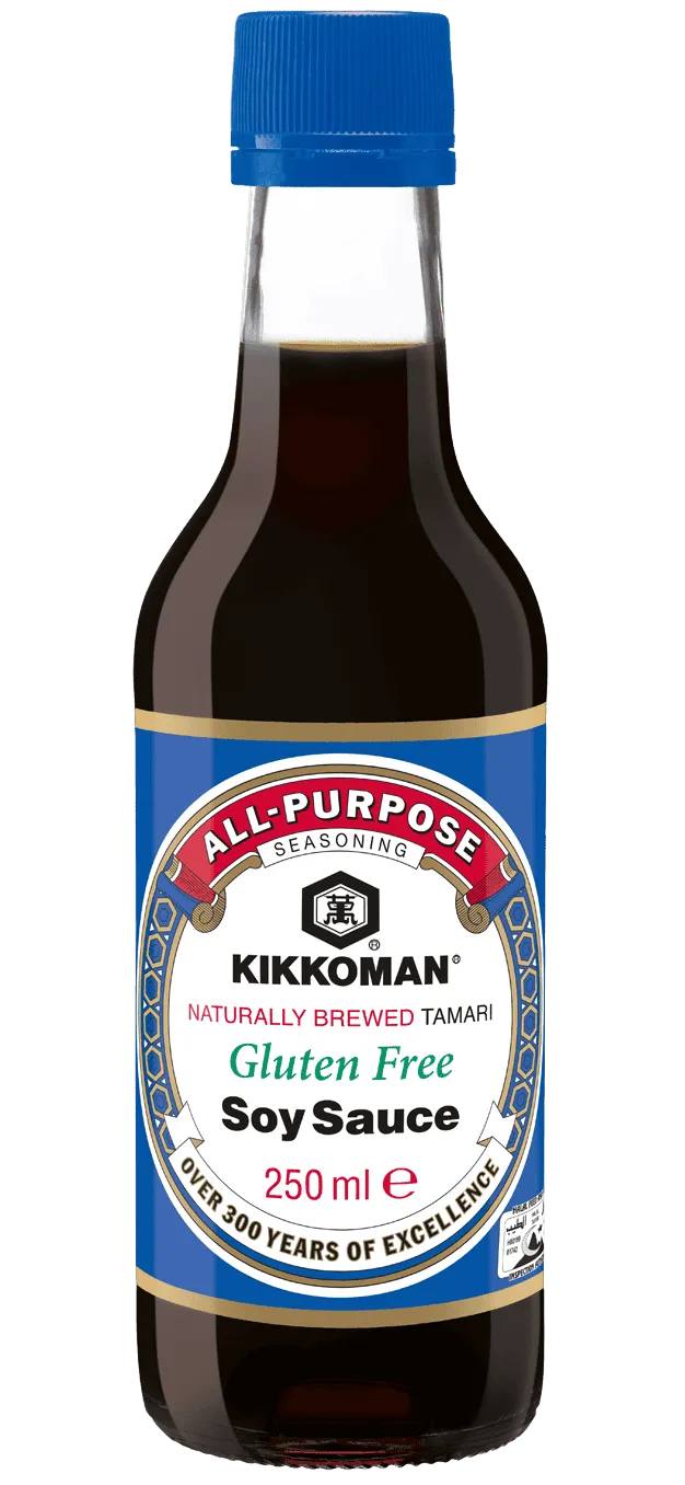 Kikkoman Natuurlijk Gebrouwen Tamari Glutenvrije Sojasaus 250ml fles