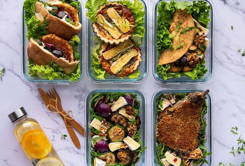 Camembert & veggie lunchboxideeën