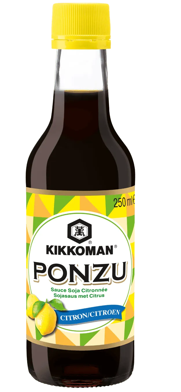 Kikkoman Ponzu - een Mengsel van Sojasaus, Azijn en Citroensmaakstof 250ml fles