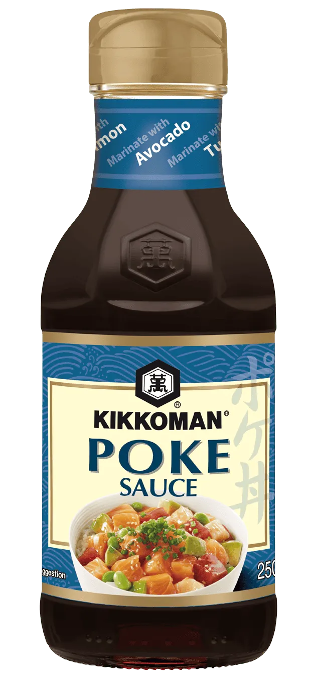 Kikkoman Saus Gebaseerd Op Sojasaus En Sesamolie Voor Poke-Stijl Vissalade 250ml fles