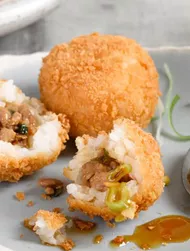 Gember-kip-arancini