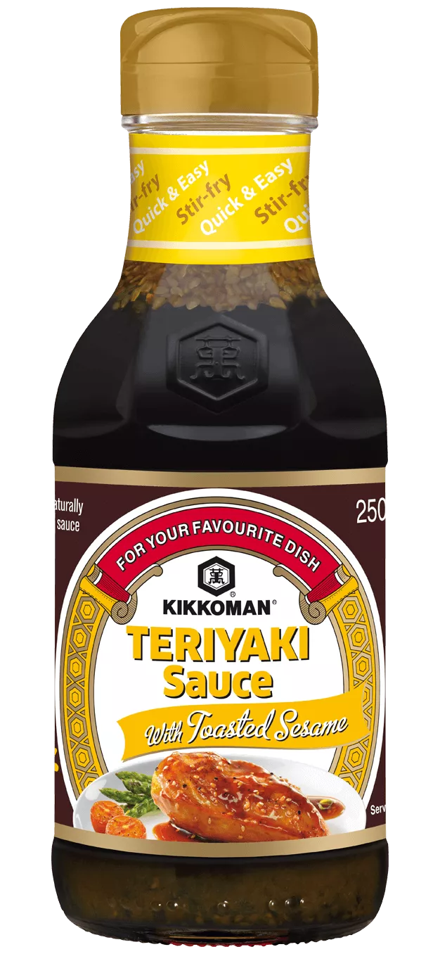 Kikkoman Teriyakisaus met Geroosterd Sesamzaad 250ml fles