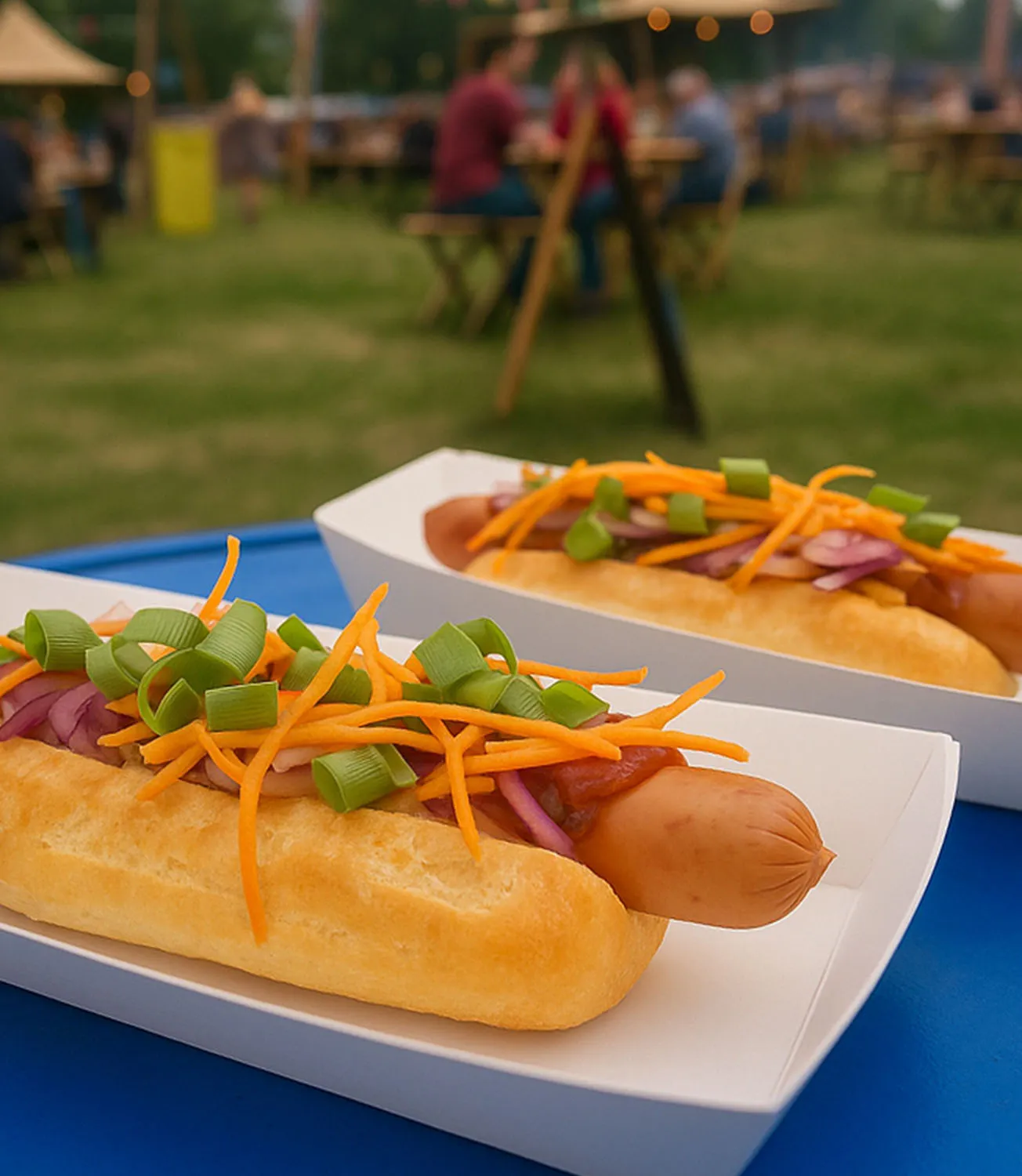 Asian Streetstyle Hotdog met Kikkoman Glaze