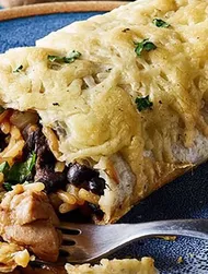 Gebakken kip teriyaki tortilla’s