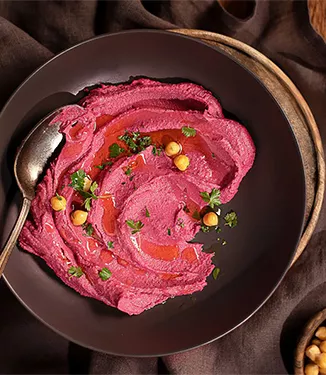 Makkelijke bietenhummus