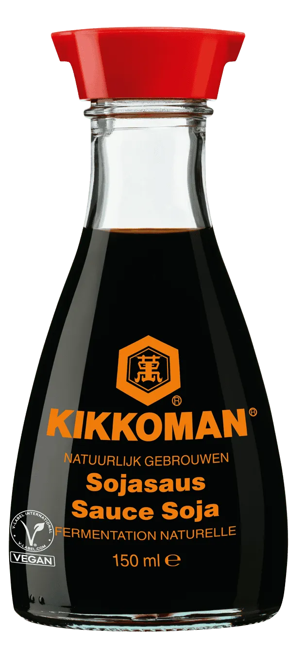 Kikkoman Natuurlijk Gebrouwen Sojasaus 150ml dispenser