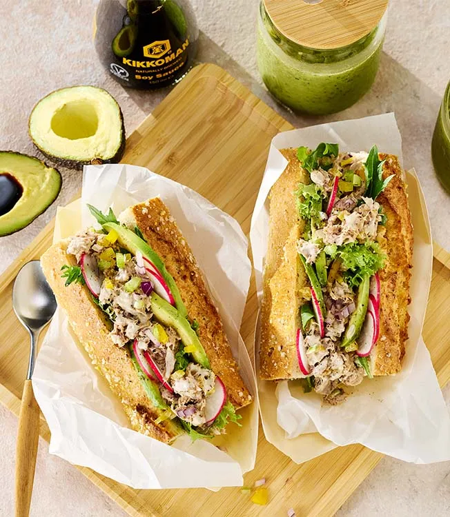 Tonijnsaladesandwich