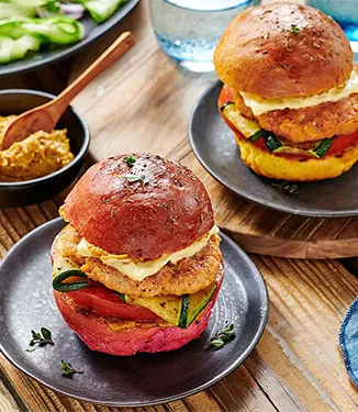 Geroosterde Zalmburger