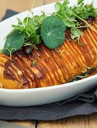 Hasselback-Butternut-pompoen