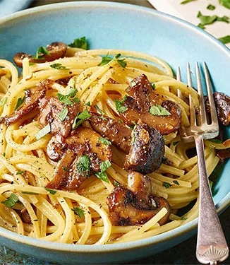 Paddenstoel-Carbonara